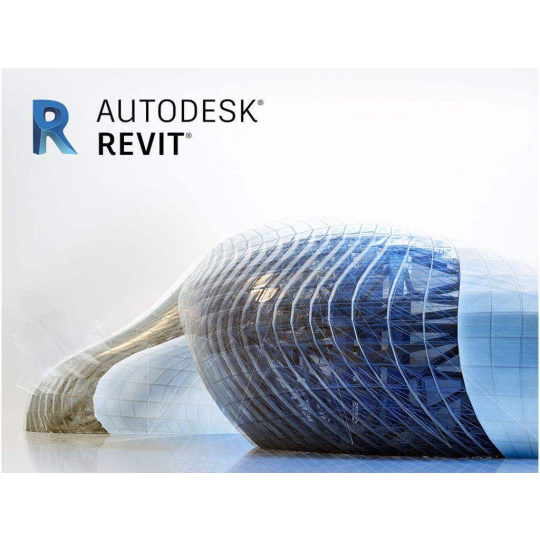Autodesk Revit 2024, 1 komerční uživatel, pronájem na 1 rok