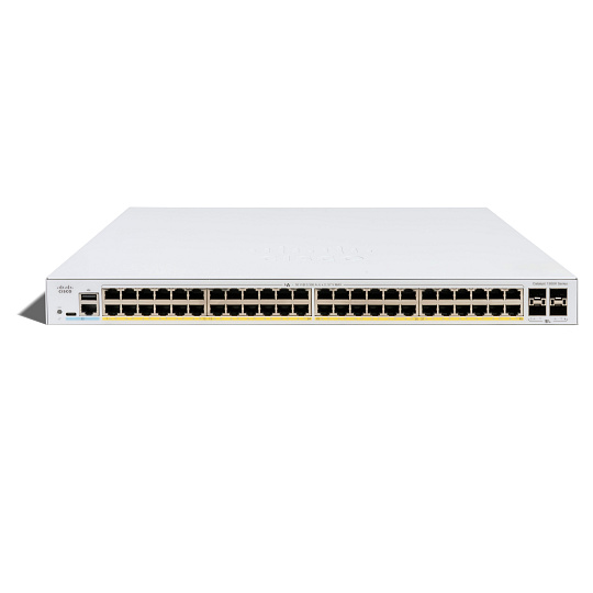 Cisco Catalyst switch C1300X-48P-4X (48xGbE,4xSFP28,10Gb/s uplink - 25Gb/s stack only,48xPoE+,740W)