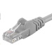 PremiumCord Patch kabel UTP RJ45-RJ45 CAT6 1m šedá