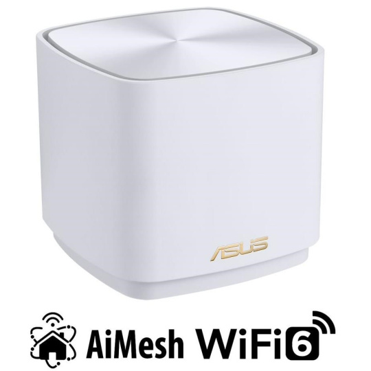 ASUS ZenWiFi XD4 1-pack white Wireless AX1800 Dual-band Mesh WiFi 6 System