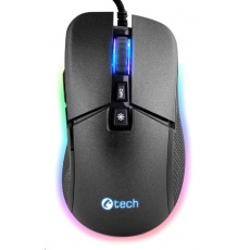 C-TECH herní myš Dawn, casual gaming, 6400 DPI, RGB podsvícení, USB