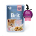 Kap.Brit Prem.Cat Delic.Fillets in Gravy with Chicken for Kitten 85g