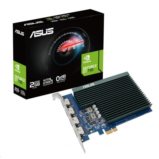 ASUS VGA NVIDIA GeForce GT 730 2G, 2G GDDR5, 4xHDMI