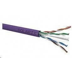 Instalační kabel Solarix UTP, Cat6, drát, LSOH, box 100m SXKD-6-UTP-LSOH