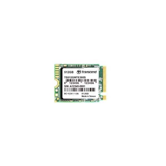 TRANSCEND SSD 300S 512GB, M.2 2230,PCIe Gen3x4, NVMe, 3D TLC, ez DRAM
