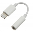 PREMIUMCORD Apple Lightning audio redukční kabel na 3.5 mm stereo jack/female, bílý