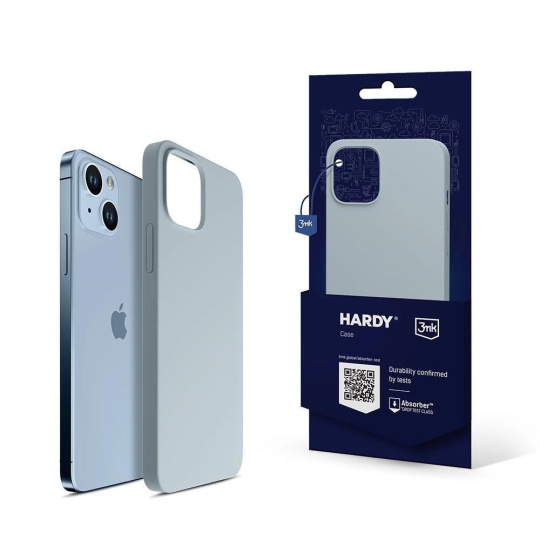 3mk ochranný kryt Hardy Silicone MagCase pro Apple iPhone 14 Plus, Sierra Blue