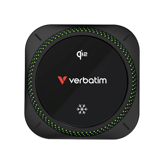 VERBATIM Nabíječka do auta Charge´n´Drive, Magnetická, Bezdrátová, Qi2, RGB VERBATIM Nabíječka do auta Charge´n´Drive, Magnetická, Bezdrátová, Qi2, RGB