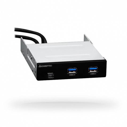 CHIEFTEC MUB-3003C, čelní panel s 1x USB Type-C a 2x USB Type-A