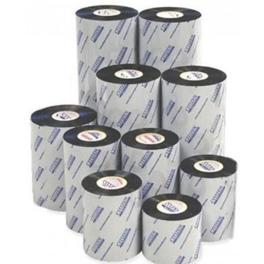 Citizen, thermal transfer ribbon, wax/resin, 220mm, 4 rolls/box