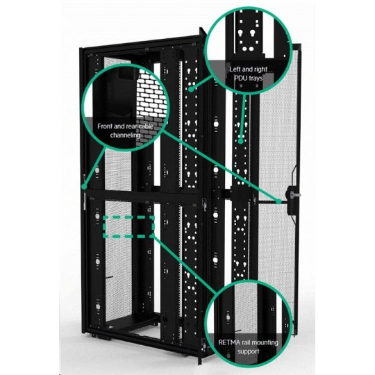 HPE 48U 800mmx1075mm G2 Enterprise Shock Rack