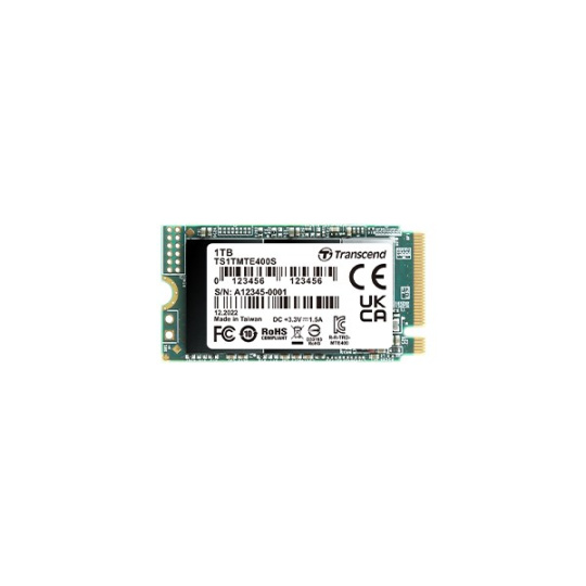 TRANSCEND SSD 400S 256GB, M.2 2242,PCIe Gen3x4, NVMe, 3D TLC, bez DRAM