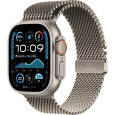 Apple Watch Ultra 2 (2024) GPS + Cellular 49mm Natural Titanium Case with Natural Titanium Milanese Loop - S