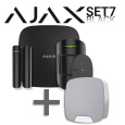 SET 7 - Ajax StarterKit black + Ajax HomeSiren white - ZDARMA