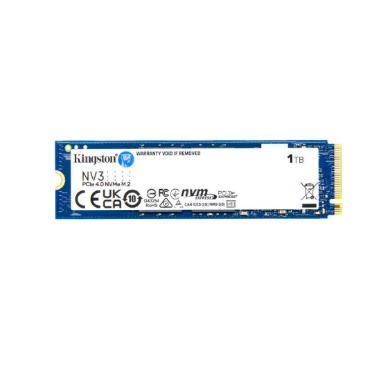 Kingston SSD 1TB NV3, M.2 2230, NVMe PCIe Gen4x4, (R: 6000MB/s; W: 4000MB/s)