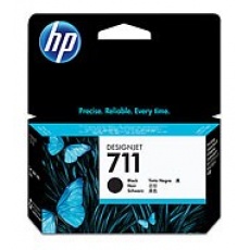 HP 711 Black DJ Ink Cart, 38 ml, CZ129A