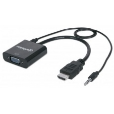 MANHATTAN převodník z HDMI na VGA + audio (HDMI Male to VGA Female, with audio, Polybag) MANHATTAN převodník z HDMI na VGA + audio (HDMI Male to VGA Female, with audio, Polybag)