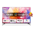 CHiQ U50QM8E TV 50", UHD, QLED, smart, Google TV, dbx-tv, Dolby Audio, Frameless