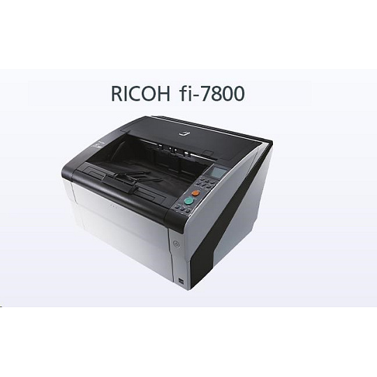 RICOH skener Fi-7800 A3, color, duplex, 110ppm v barvě 300dpi, USB 2.0, ADF 500, Z: 12M