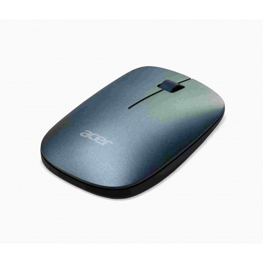 ACER Slim mouse Charcoal Blue - Wireless RF2.4G, 1200dpi, symetrický design, Works with Chromebook; (AMR020) Retai