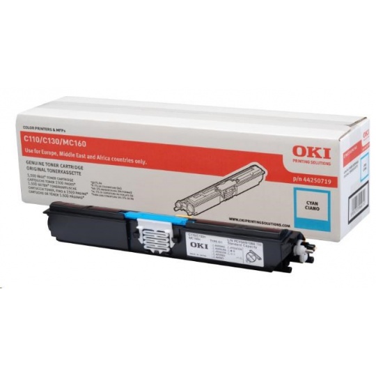 Toner Oki Cyan do C110/C130 (1.5k)