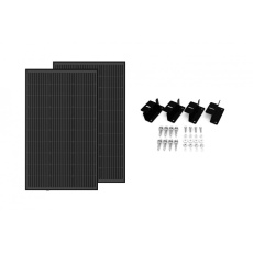 EcoFlow solární panel 2x 100W rigidní - montážní sada EcoFlow solární panel 2x 100W rigidní - montážní sada