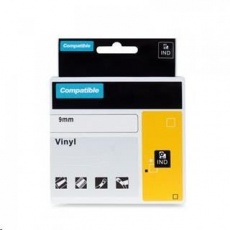 PRINTLINE kompatibilní páska s DYMO 18056, 12mm x 1,5m, černý tisk / žlutý podklad, RHINO, bužírka PRINTLINE kompatibilní páska s DYMO 18056, 12mm x 1,5m, černý tisk / žlutý podklad, RHINO, bužírka