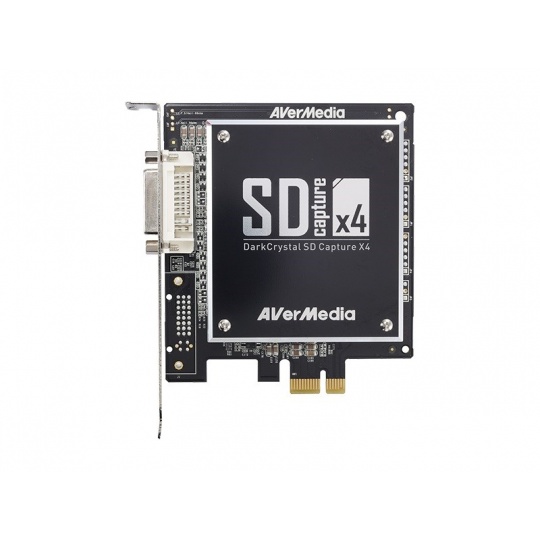 AVERMEDIA DarkCrystal SD Capture x4 (C968) PCI-E, nahrávací/střihová karta, SDK kit