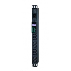 APC Easy PDU, Metered, 1U, 16A, 230V, (8)C13, IEC C14 (2.5m)