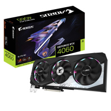 GIGABYTE VGA NVIDIA GeForce RTX 4060 AORUS ELITE 8G, 8G GDDR6, 2xDP, 2xHDMI