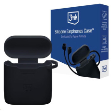 3mk ochranný kryt Silicone AirPods Case pro Apple AirPods 2nd gen., černá 3mk ochranný kryt Silicone AirPods Case pro Apple AirPods 2nd gen., černá