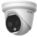 Hikvision DS-2TD1228-2/QA, IP Turret Termo optická kamera; objektiv 2,1mm, IR 15m, Audio, Alarm, blikač