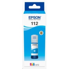 EPSON ink bar 112 EcoTank Pigment Cyan ink bottle