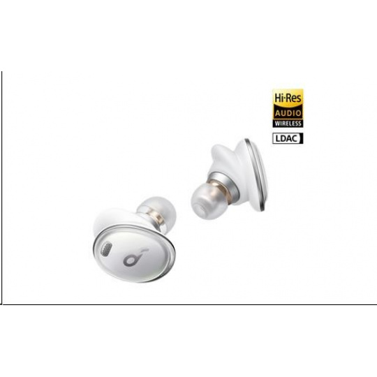 Anker Soundcore Liberty 3 Pro - bezdrátová,mic.,bluetooth,IPX4,výdrž baterie:sluchátka 8h/case 32h,bílá