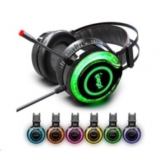 iPega herní stereo sluchátka s mikrofonem PG-R015, 3,5 mm jack, multicolor
