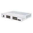 Cisco switch CBS250-16T-2G-UK (16xGbE,2xSFP,fanless) - REFRESH