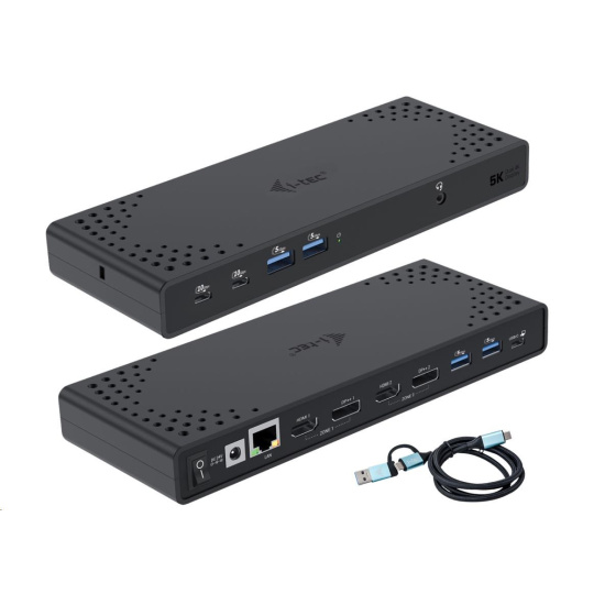 BAZAR - i-tec USB 3.0 / USB-C / Thunderbolt Dual Display Docking Station + PD 100W - Po opravě (Náhradní krabice) BAZAR - i-tec USB 3.0 / USB-C / Thunderbolt Dual Display Docking Station + PD 100W - Po opravě (Náhradní krabice)