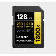 Lexar SDXC Pro 1800x U3 UHS-II R280/W210 (V60) 128GB