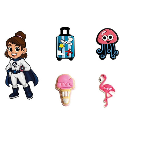 Garett Charms Lumi Set 2 - sada ozdobných pinů do řemínku hodinek Garett Charms Lumi Set 2 - sada ozdobných pinů do řemínku hodinek