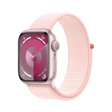 APPLE Watch Series 9 GPS 45mm Pink Aluminium Case with Light Pink Sport Loop