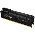 KINGSTON DIMM DDR4 32GB (Kit of 2) 2666MT/s CL16 FURY Beast Černá