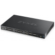 Zyxel XGS4600-32 L3 Managed Switch, 28x gigabit RJ45, 4x 10G SFP+, stackable, dual PSU