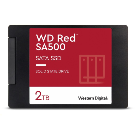 Bazar WD RED SSD 3D NAND WDS200T2R0A 2TB SATA/600, (R:560, W:530MB/s), 2.5" poškozen obal