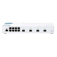 QNAP switch QSW-M408S (8xGbE,4xSFP+)