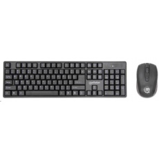 MANHATTAN Wireless Keyboard Mouse Combo, US layout, black MANHATTAN Wireless Keyboard Mouse Combo, US layout, black