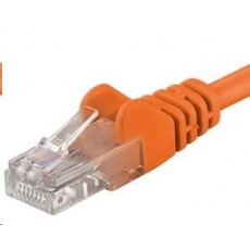 PREMIUMCORD Patch kabel UTP RJ45-RJ45 CAT5e 1.5m oranžová