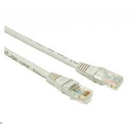 Solarix Patch kabel CAT5E UTP PVC 10m šedý non-snag-proof C5E-155GY-10MB
