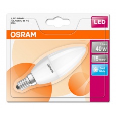 OSRAM LED STAR CL B Fros. 5W 840 E14 470lm 4000K (CRI 80) 15000h A+ (Krabička 1ks) OSRAM LED STAR CL B Fros. 5W 840 E14 470lm 4000K (CRI 80) 15000h A+ (Krabička 1ks)