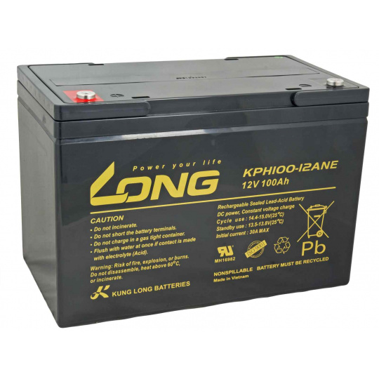 LONG baterie 12V 100Ah M6 DeepCycle (KPH100-12ANE)