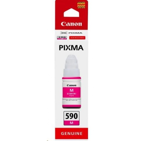 Canon CARTRIDGE GI-590 M purpurová pro Pixma G1500, G2500, G3500, G4500  (7000str.)